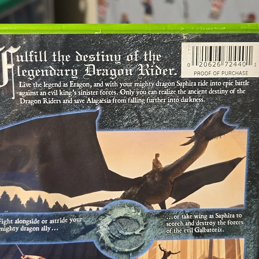 Eragon Video Game Xbox Book Included